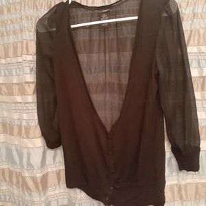 Day trip size S black blouse